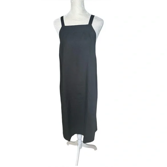 chinese dress ladies Ready to Ship: Linen Pinafore Dress, Size XXL main image 1